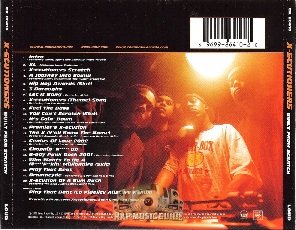 X-Ecutioners - Built From Scratch: 1st Press. CD | Rap Music Guide